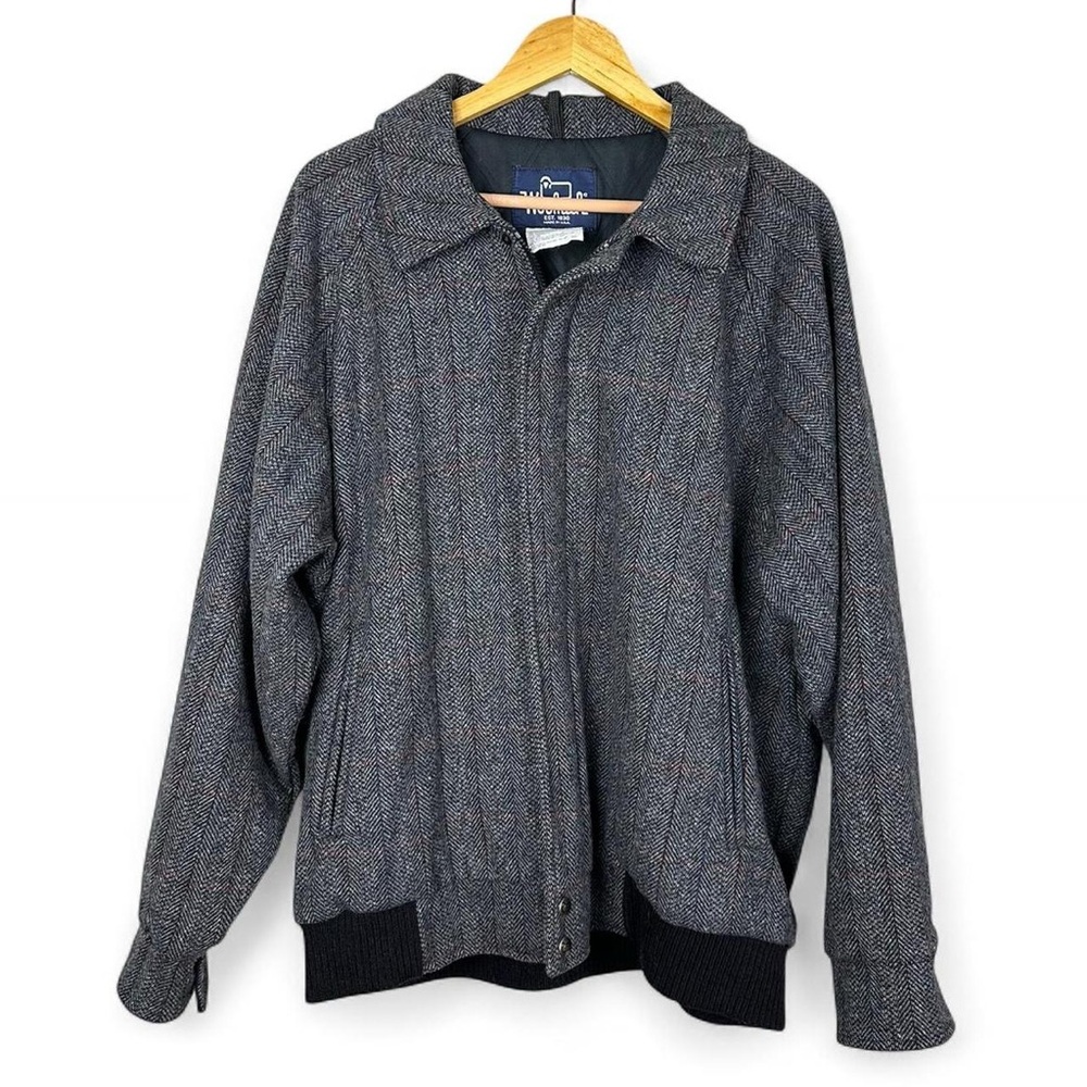 Gray Herringbone Jacket